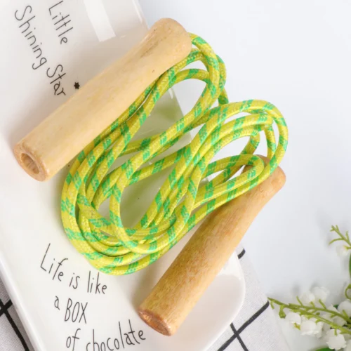 Wooden Handle Skipping Rope